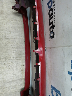 AA045701; Бампер передний; без паркт.; под омыват. (1T0 807 221 M) для Volkswagen Touran II (2010-2015)/БУ; Оригинал; Р2, Удовлетворительное; 