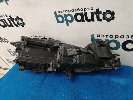 AA039401; Фара левая галоген, черный отражатель (GS7T-51040) для Mazda 6 GH/БУ; Оригинал; Р1, Мелкий дефект; 