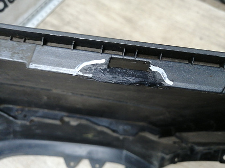 AA045337; Бампер задний (86611-2W000) для Hyundai Santa Fe III (2012 - 2015)/БУ; Оригинал; Р1, Мелкий дефект; 