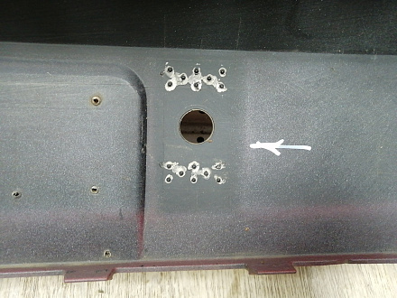 BA000222; Бампер передний; под паркт.; под омыват. (5G0807221) для Volkswagen Golf/БУ; Оригинал; Р2, Удовлетворительное; 