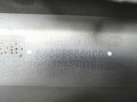 AA022800; Бампер передний, AMG; под паркт.; без омыват. (A4638858100) для Mercedes-Benz G-klasse III (W463) (2018-н.в.)/БУ; Оригинал; Р1, Мелкий дефект; 