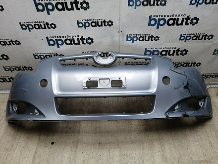 AA045704; Бампер передний; без паркт.; без омыват. (52119-02680) для Toyota Auris I (2007- 2010)/БУ; Оригинал; Р2, Удовлетворительное; 