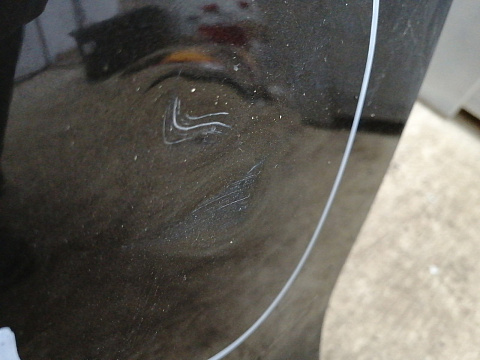 Фотография детали AA029208; Дверь передняя левая (1K8831055F) для Volkswagen Scirocco (2009 - 2014)/БУ; Оригинал; Р3, Под восстановление; . Фото номер 5