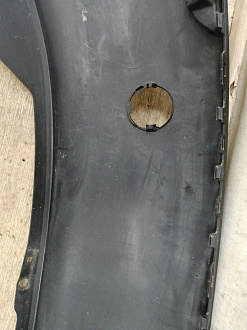 AA034436; Юбка заднего бампера (5M0807521) для Volkswagen Golf Plus I (2005-2009)/БУ; Оригинал; Р1, Мелкий дефект; 