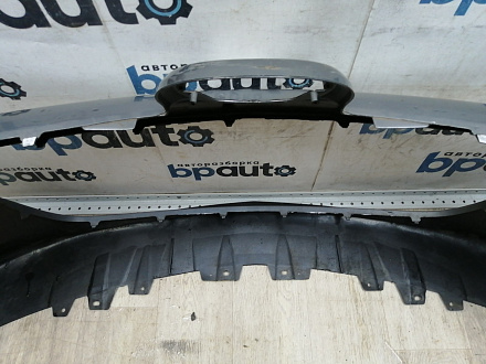 AA045767; Бампер передний; без паркт.; под омыват. (EH44-50031) для Mazda CX-7 I рест. (2009-2012)/БУ; Оригинал; Р1, Мелкий дефект; 