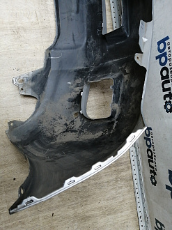 AA045331; Бампер передний; под паркт.; под омыват. (52119-60J00) для Toyota Land Cruiser 200 рест. (2012 — 2015)/БУ; Оригинал; Р1, Мелкий дефект; 