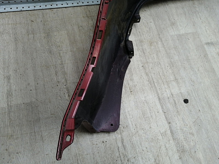 AA046122; Бампер задний; под паркт. (86611-4Y000) для Kia Rio III Sedan (2011- 2015)/БУ; Оригинал; Р1, Мелкий дефект; 