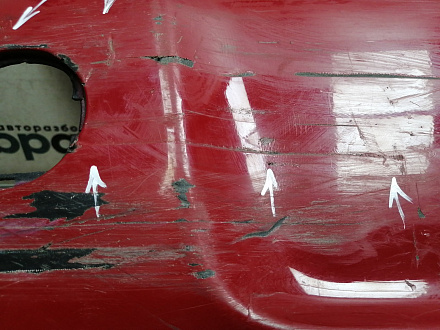 AA045678; Бампер передний; без паркт.; без омыват. (52119-02680) для Toyota Auris I (2007- 2010)/БУ; Оригинал; Р1, Мелкий дефект; 