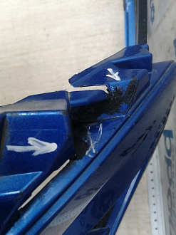 AA046025; Бампер передний; под паркт.; под омыват. (52119-78010) для Lexus NX (2014-2017)/БУ; Оригинал; Р2, Удовлетворительное; 