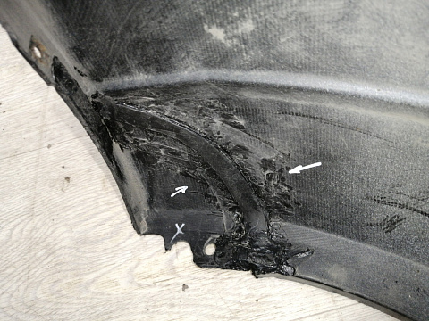 Фотография детали AA045396; Бампер передний; под паркт.; под омыват. (62022-3KY0H) для Nissan Pathfinder IV (2012-2017)/БУ; Оригинал; Р1, Мелкий дефект; . Фото номер 12