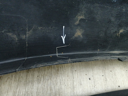 AA044985; Бампер передний; без паркт.; без омыват. (86511-2H000) для Hyundai Elantra IV (HD) (2006-2011)/БУ; Оригинал; Р2, Удовлетворительное; 