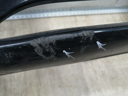 AA045595; Бампер передний; под паркт.; под омыват. (8K0 807 437 AC) для Audi A4 B8/БУ; Оригинал; Р1, Мелкий дефект; 