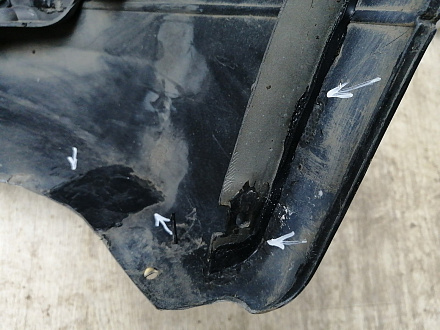 AA045564; Бампер передний; под паркт.; под омыват. (51117178068) для BMW 5 серия Е60 Е61/БУ; Оригинал; Р1, Мелкий дефект; 