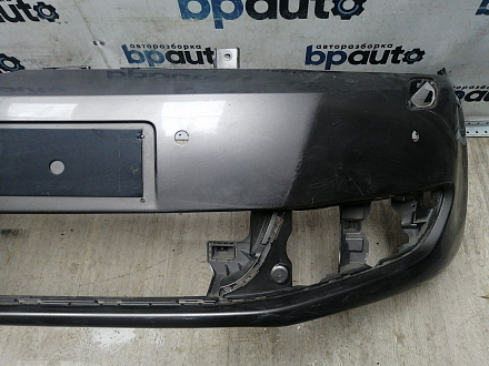 BA000249; Бампер передний; под паркт.; под омыват. (5M0807221N) для Volkswagen Golf Plus II (2009-2014)/БУ; Оригинал; Р1, Мелкий дефект; 