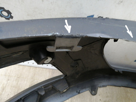 AA044863; Бампер передний; без паркт.; без омыват. (9674576177) для Peugeot 308 I рест. (2011-2015)/БУ; Оригинал; Р2, Удовлетворительное; 