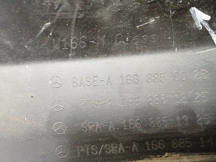 Бампер передний Мерседес Бенц M-klasse III W166 2011-2015, б/у, фото 29