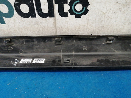 AA034493; Накладка порога левая (87751-2W000) для Hyundai Santa Fe/БУ; Оригинал; Р1, Мелкий дефект; 
