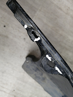 AA045403; Бампер задний; под паркт. (52159-33939) для Toyota Camry 50 (2012 — 2014)/БУ; Оригинал; Р1, Мелкий дефект; 