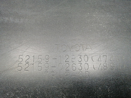 AA044345; Бампер задний; без паркт. (52159-12B30) для Toyota Corolla 150 рест. (2010-2013)/БУ; Оригинал; Р1, Мелкий дефект; 