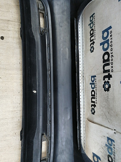 AA046111; Бампер задний; без паркт. (86611-4Y000) для Kia Rio III Sedan (2011- 2015)/БУ; Оригинал; Р1, Мелкий дефект; 