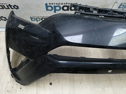 AA044794; Бампер передний; без паркт.; под омыват. (52119-0R180) для Toyota Rav4 40 рест. (2015 — 2019)/БУ; Оригинал; Р1, Мелкий дефект; 