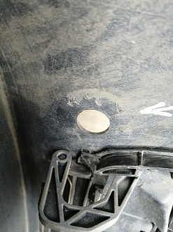 AA045592; Бампер передний; под паркт.; под омыват. (8K0 807 437 AC) для Audi A4 B8/БУ; Оригинал; Р2, Удовлетворительное; 