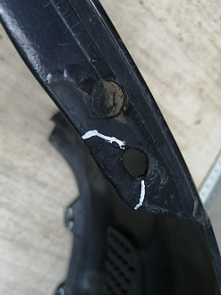 BA000218; Бампер передний, до 2010г; без паркт.; под омыват. (62022-JK60H) для Infiniti G (2006-2013)/БУ; Оригинал; Р1, Мелкий дефект; 