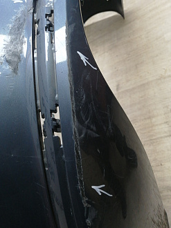 AA046059; Бампер задний; под паркт. (3AF807421A) для Volkswagen Passat B7 Wagon (2011- 2014)/БУ; Оригинал; Р1, Мелкий дефект; 