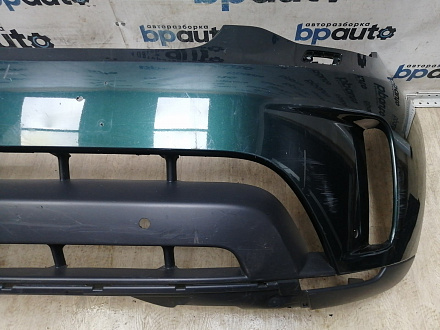 AA045868; Бампер передний; под паркт.; под омыват. (HY32-17F003-AAW) для Land Rover Discovery V L462 (2017 - 2020)/БУ; Оригинал; Р1, Мелкий дефект; 