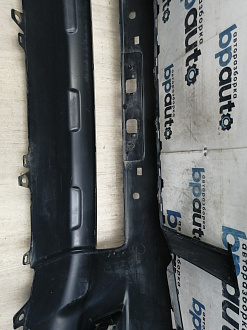 AA046165; Бампер передний; под паркт.; под омыват. (52119-60E01) для Toyota Land Cruiser Prado 150 (2010 — 2013)/БУ; Оригинал; Р1, Мелкий дефект; 