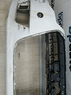 AA045627; Бампер передний; под паркт.; под омыват. (4G0 807 437) для Audi A6 C7/БУ; Оригинал; Р1, Мелкий дефект; 