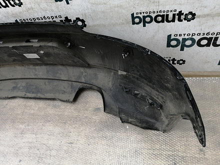 AA020188; Бампер задний; под паркт. (1K8807421M) для Volkswagen Scirocco (2009 - 2014)/БУ; Оригинал; Р0, Хорошее; (LC9X) Чёрный перлам.