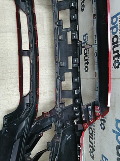 AA045833; Бампер передний; без паркт.; без омыват. (6400J025ZZ) для Mitsubishi ASX I рест.2 (2016- 2019)/БУ; Оригинал; Р1, Мелкий дефект; 