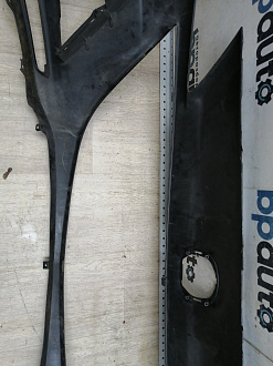 AA045770; Бампер передний; без паркт.; под омыват. (BCW8-50031) для Mazda 3 BL/БУ; Оригинал; Р1, Мелкий дефект; 