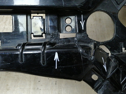 AA044981; Бампер передний; без паркт.; без омыват. (86511-2W000) для Hyundai Santa Fe III (2012 - 2015)/БУ; Оригинал; Р2, Удовлетворительное; 