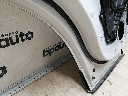 AA045166; Дверь задняя левая (KD53-73010) для Mazda CX-5/БУ; Оригинал; Р0, Хорошее; (34K) Белый перламутр