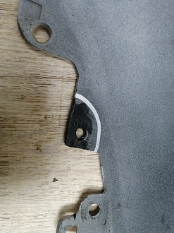 BA000239; Бампер передний; без паркт.; под омыват. (52119-42730) для Toyota Rav4 30 рест. V 2.4 (2009 - 2010)/БУ; Оригинал; Р1, Мелкий дефект; 