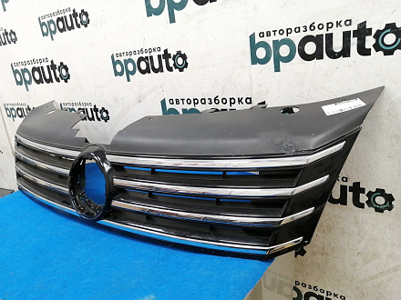 Решетка радиатора Фольксваген Passat B7 Wagon 2011- 2014, б/у, фото 2
