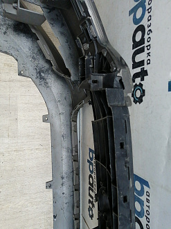 BA000161; Бампер передний; под паркт.; под омыват. (4G0 807 437) для Audi A6 C7/БУ; Оригинал; Р1, Мелкий дефект; 