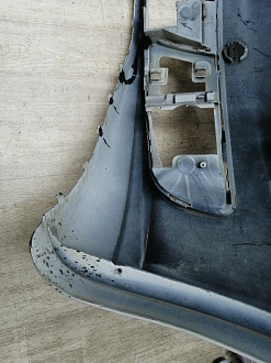 AA045692; Бампер передний; без паркт.; под омыват. (1T0 807 221 M) для Volkswagen Touran II (2010-2015)/БУ; Оригинал; Р1, Мелкий дефект; 