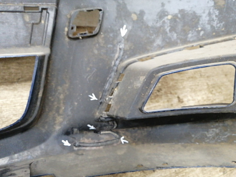 Фотография детали AA027081; Бампер передний, Седан; без паркт.; под омыват. (57704-AJ041) для Subaru Legacy V (2009-2012)/БУ; Оригинал; Р2, Удовлетворительное; . Фото номер 14