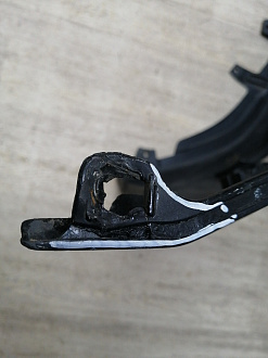 AA046134; Бампер передний; под паркт.; без омыват. (52119-50890) для Lexus LS IV (2006- 2009)/БУ; Оригинал; Р1, Мелкий дефект; 