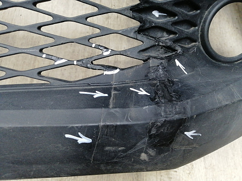 Фотография детали AA046109; Бампер передний; под омыват. (52119-F4010) для Toyota C-HR (2016- 2019)/БУ; Оригинал; Р2, Удовлетворительное; . Фото номер 8