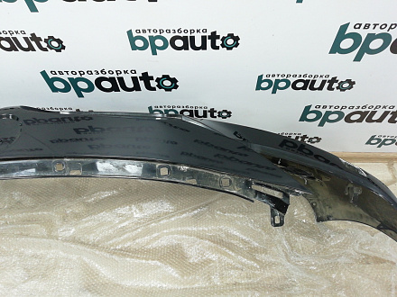 AA004071; Бампер передний, V-2.0, под накладку; под паркт.; под омыват. (51117279693) для BMW 3 серия F30 F31/БУ; Оригинал; Р0, Хорошее; (475) Черный перламутр {Black Sapfir}