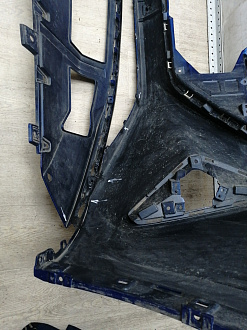 AA045919; Бампер передний; без паркт.; без омыват. (2803127XKQ11A) для Haval F7 I рест. (2022-н.в.)/БУ; Оригинал; Р1, Мелкий дефект; 