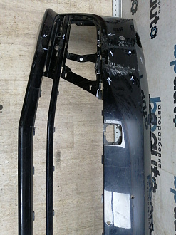 AA045702; Бампер передний; под паркт.; под омыват. (5СU807221A) для Volkswagen Jetta VI рест. (2015-2018)/БУ; Оригинал; Р2, Удовлетворительное; 