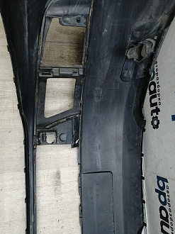 AA045691; Бампер передний; без паркт.; под омыват. (1T0 807 221 M) для Volkswagen Touran II (2010-2015)/БУ; Оригинал; Р1, Мелкий дефект; 