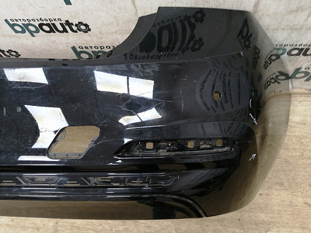AA032203; Бампер задний, под накладку; под паркт. (51127384473) для BMW 3 серия VI Sedan (F30) рест. (2015-2019)/БУ; Оригинал; Р1, Мелкий дефект; 