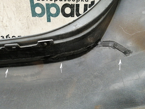 Фотография детали AA042877; Бампер задний; без паркт. (86611-H5000) для Hyundai Solaris II (2017- 2020)/БУ; Оригинал; Р2, Удовлетворительное; . Фото номер 28