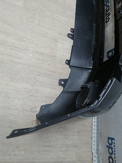 AA046003; Бампер передний; под паркт.; под омыват. (52119-60E01) для Toyota Land Cruiser Prado 150 (2010 — 2013)/БУ; Оригинал; Р1, Мелкий дефект; 